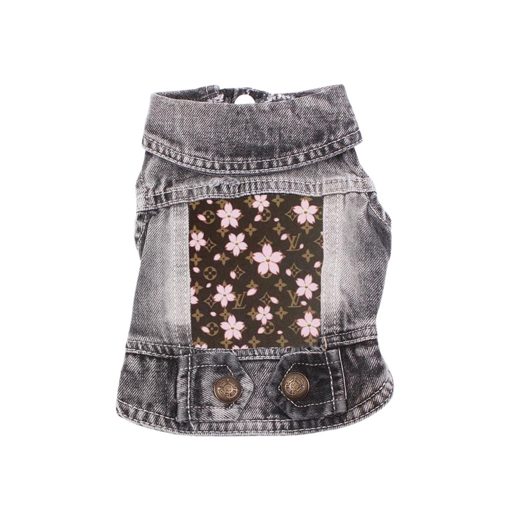 Denim Dog Jacket Black